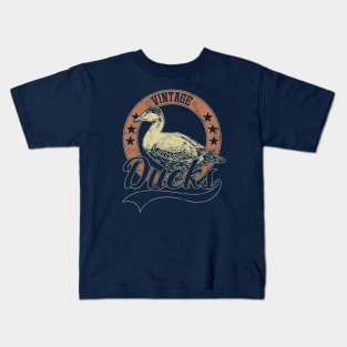 Vintage Ducks Kids T-Shirt